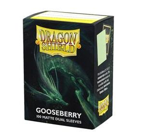 Dragon Shield Sleeves - Standard size - Matte Dual - Gooseberry (100 Sleeves)