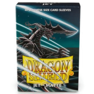 Dragon Shield Small Sleeves - Japanese Matte Jet (60 Sleeves)