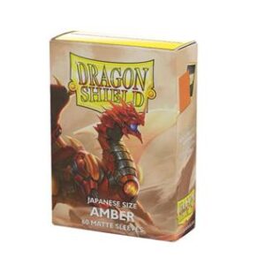 Dragon Shield Japanese Matte Sleeves - Amber (60 Sleeves)