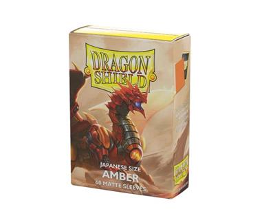 Dragon Shield Japanese Matte Sleeves - Amber (60 Sleeves)
