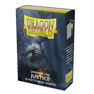 Dragon Shield Sleeves - Japanese size - Matte Dual - Justice (60 Sleeves)